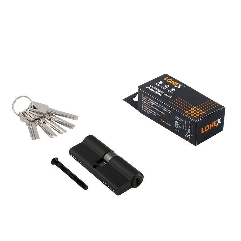 Комплектация и упаковка Цилиндр LONEX СТ-ЛП цвет Черный Нора-М