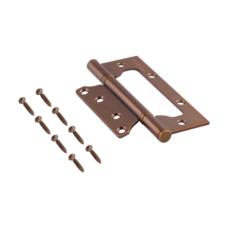 Комплектация и упаковка Петля без врезки 800-5" (125*75*2,5) без колп. цвет Матовый кофе Нора-М