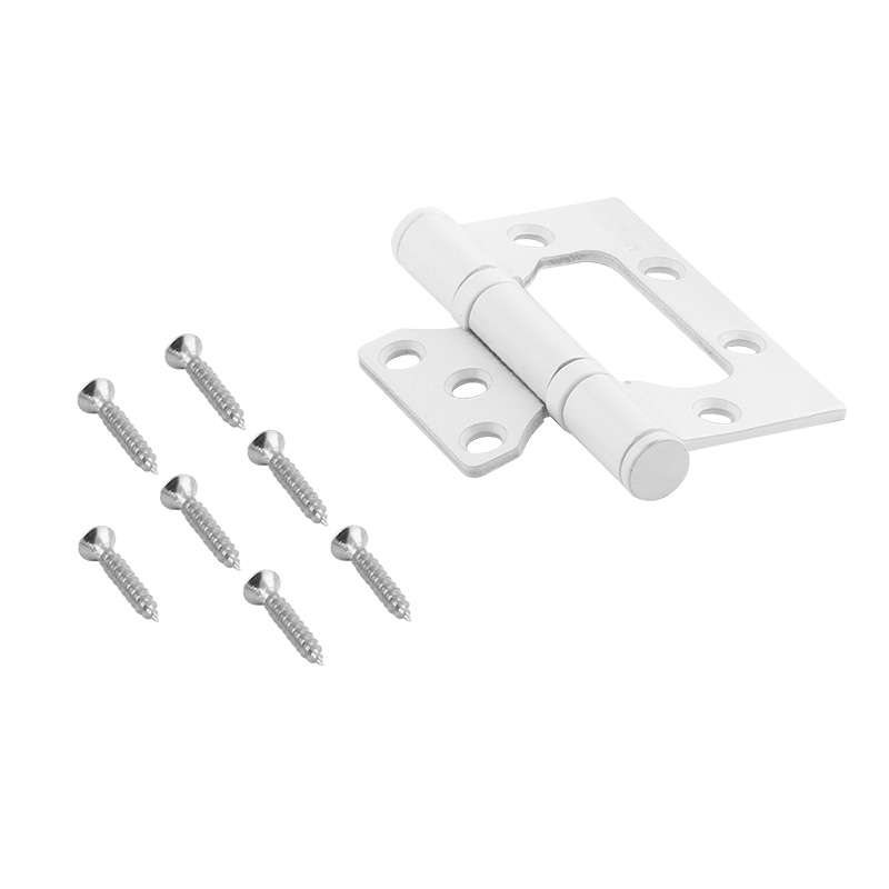 Комплектация и упаковка Петля без врезки 800-3" (75*63*2,5) без колп. цвет Белый Нора-М