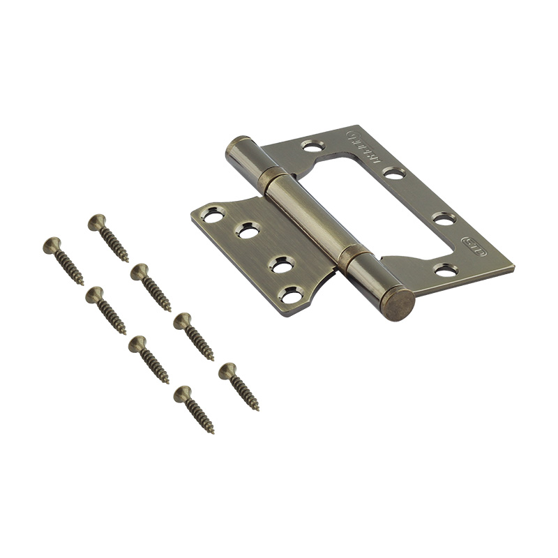 Комплектация и упаковка Петля без врезки 800-4" STD (100*75*2,5) без колп. цвет Старая бронза Нора-М