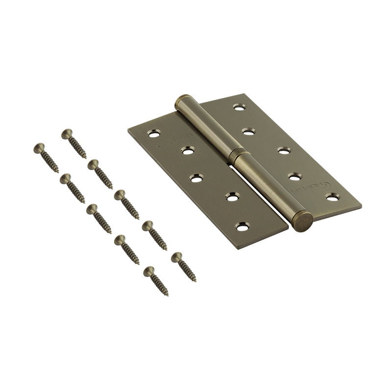 Комплектация и упаковка Петля левая/правая 750-5" (125*75*2,5) без колп. цвет Матовое бронзовое покрытие Нора-М