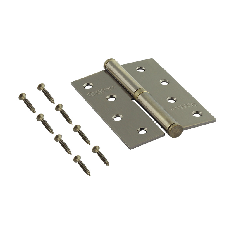 Комплектация и упаковка Петля левая/правая 750-4" (100*75*2,5) без колп. цвет Старая бронза Нора-М