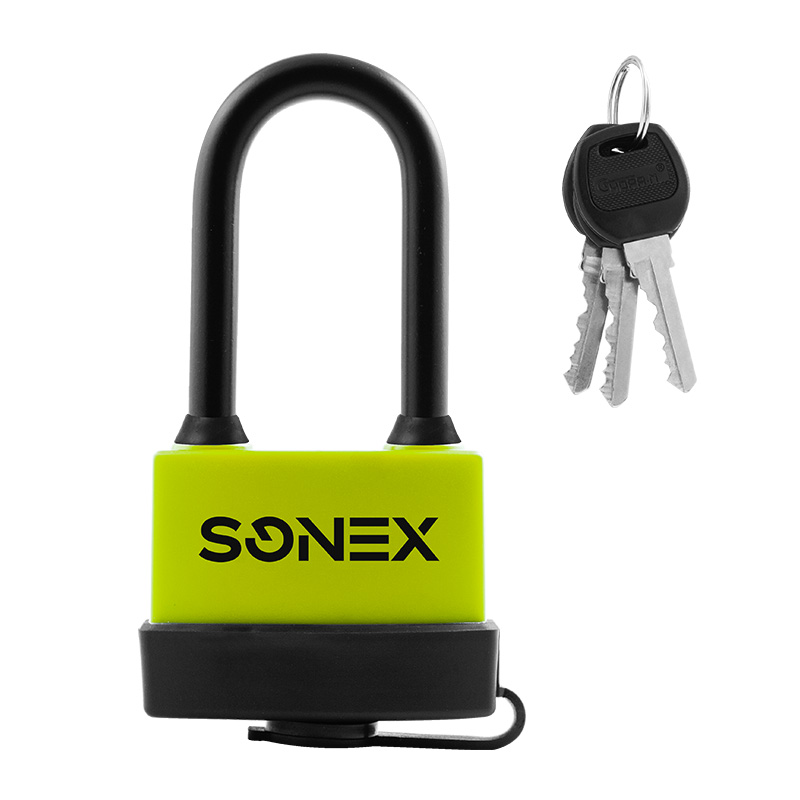 Замок навесной всепогодный SONEX ЗНВ цвет Шартрез Нора-М