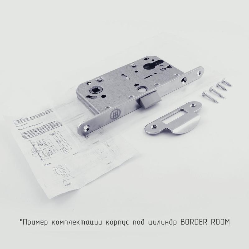 Комплектация и упаковка Корпус под цилиндр BORDER ROOM цвет Хром Нора-М