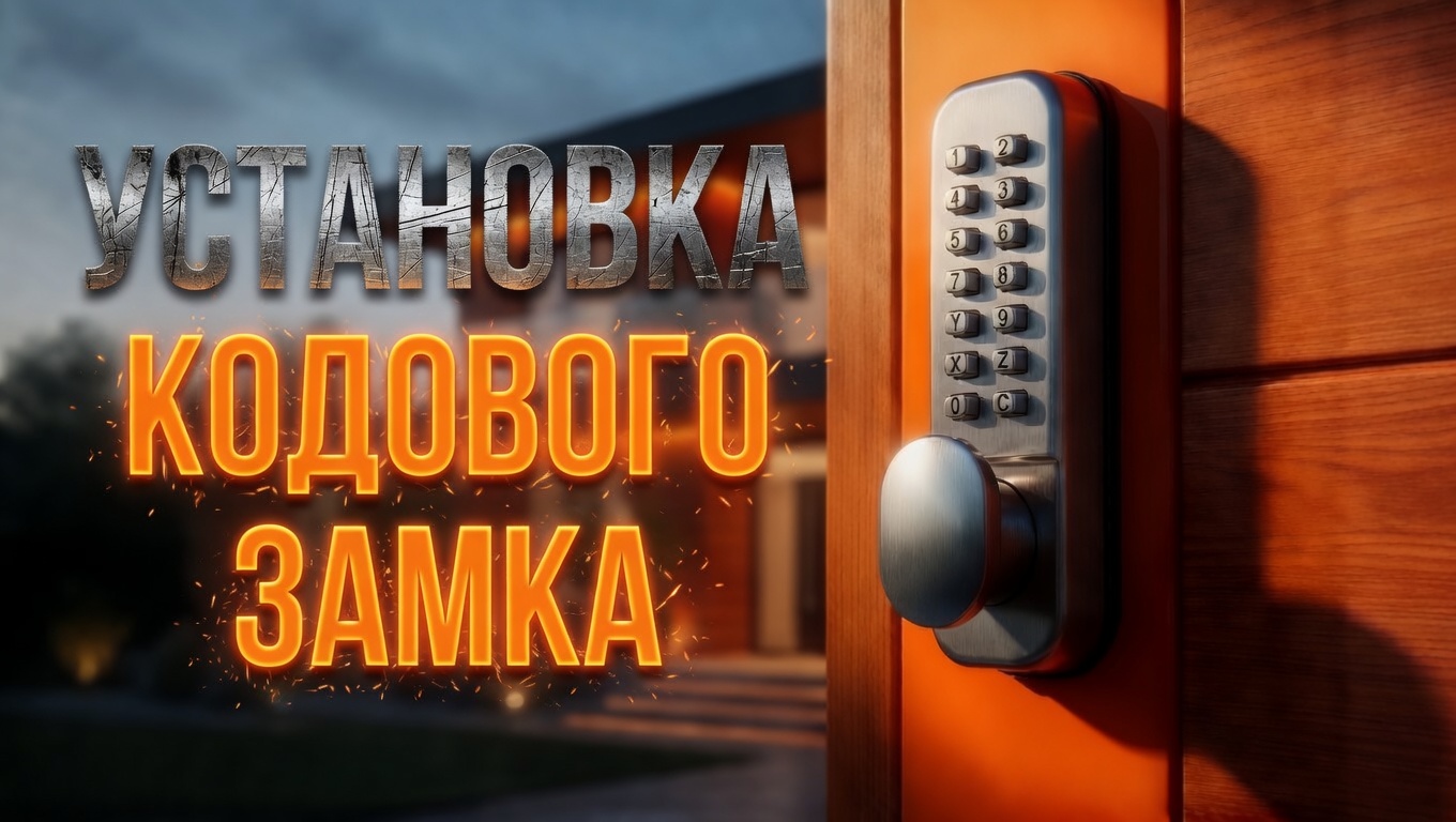 Установка кодового замка