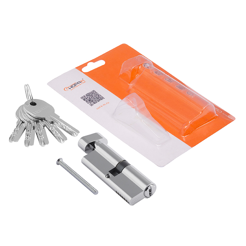 Комплектация и упаковка Цилиндр ЛПУВ.УК цвет Хром Нора-М