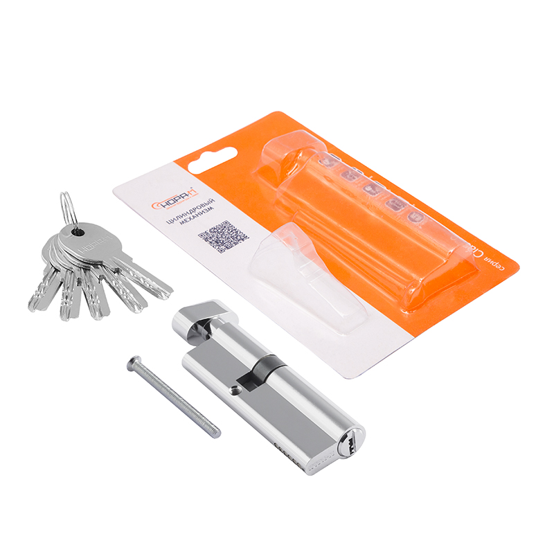 Комплектация и упаковка Цилиндр ЛПУВ.УК цвет Хром Нора-М