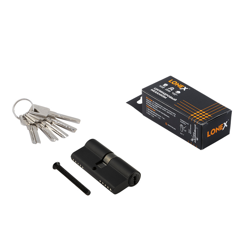 Комплектация и упаковка Цилиндр LONEX СТ-ЛП цвет Черный Нора-М