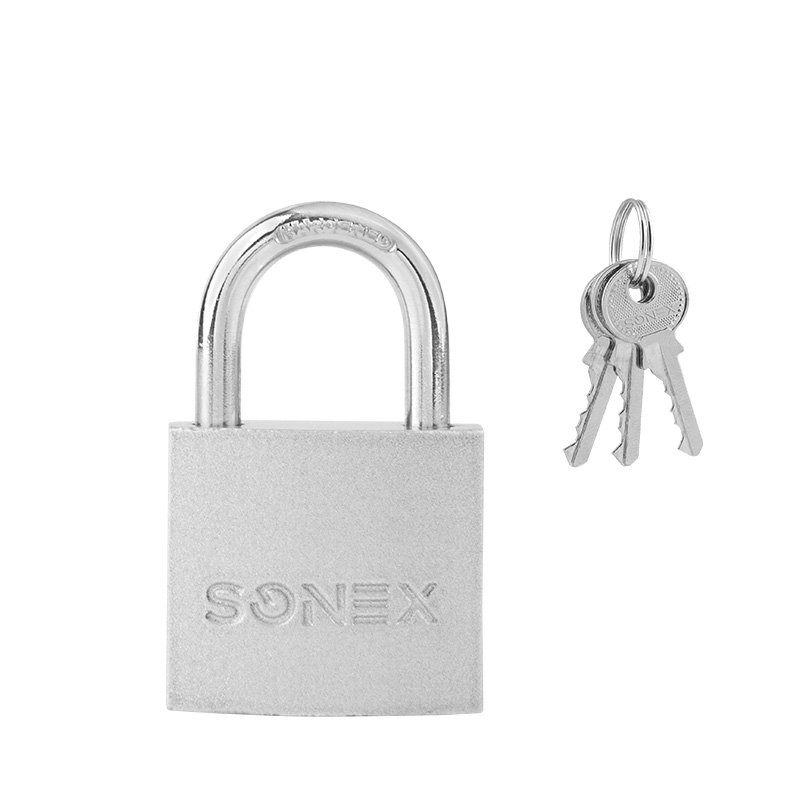 Замок навесной SONEX ЗН цвет Серебро Нора-М